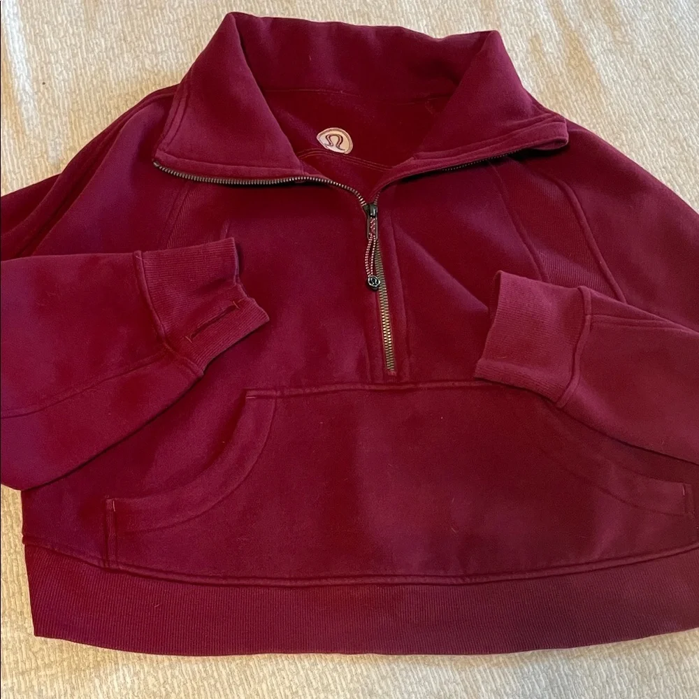 lululemon athletica Burgundy Sweater - Picture 1 of 6